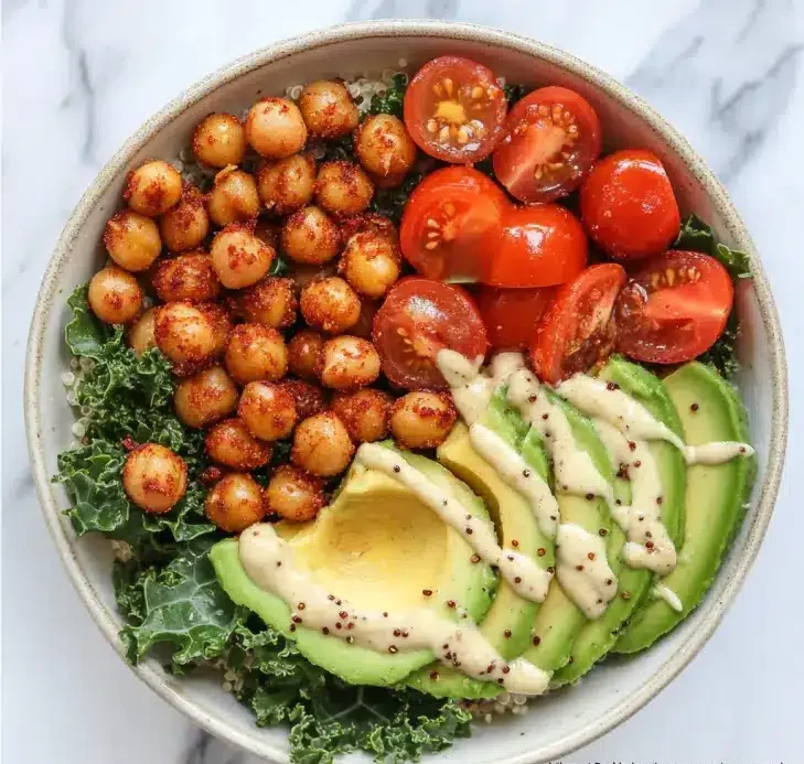 Healthy quinoa bowl