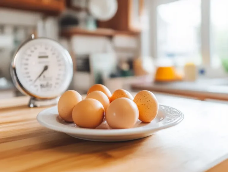 Sliced duck eggs on toast with herbs, breakfast setting