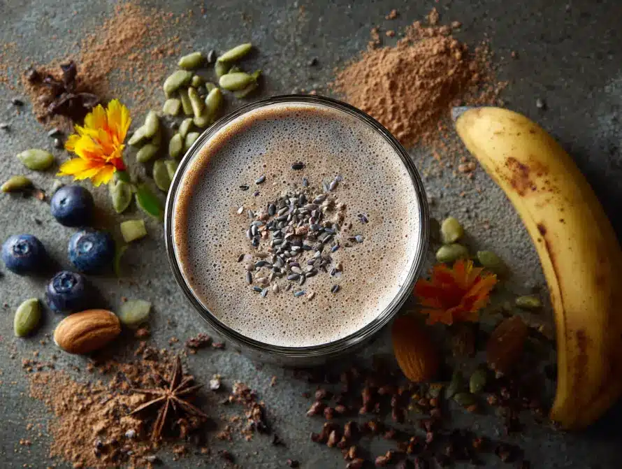 Served Zepbound smoothie with clean presentation