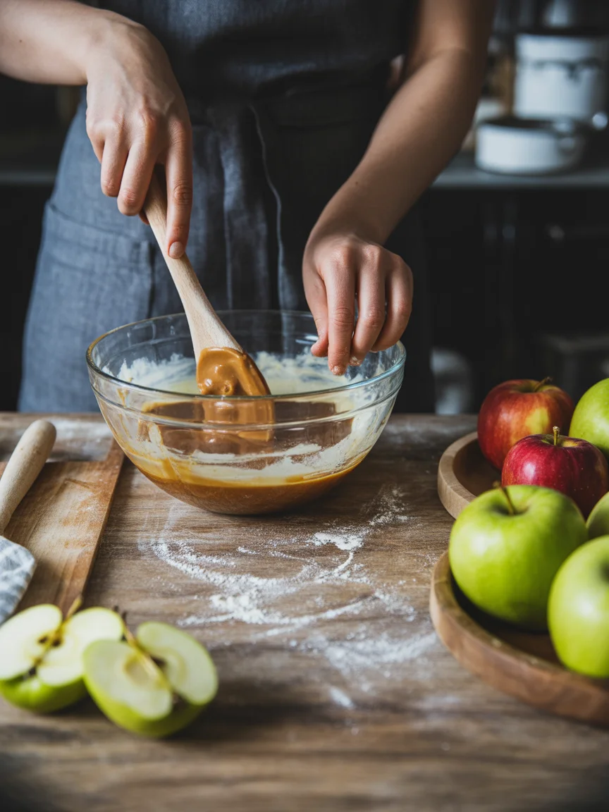 caramel apple cookies