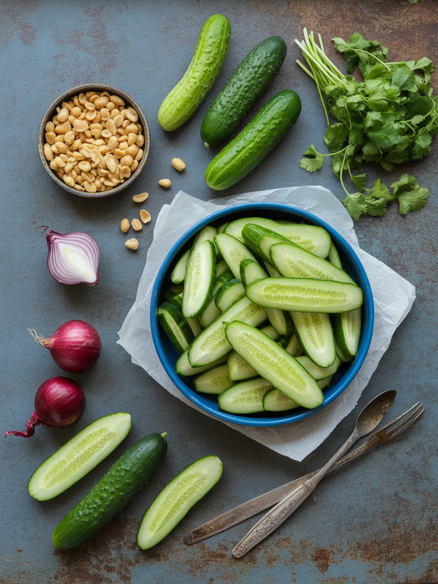 5-Minute Thai Cucumber Salad Delight