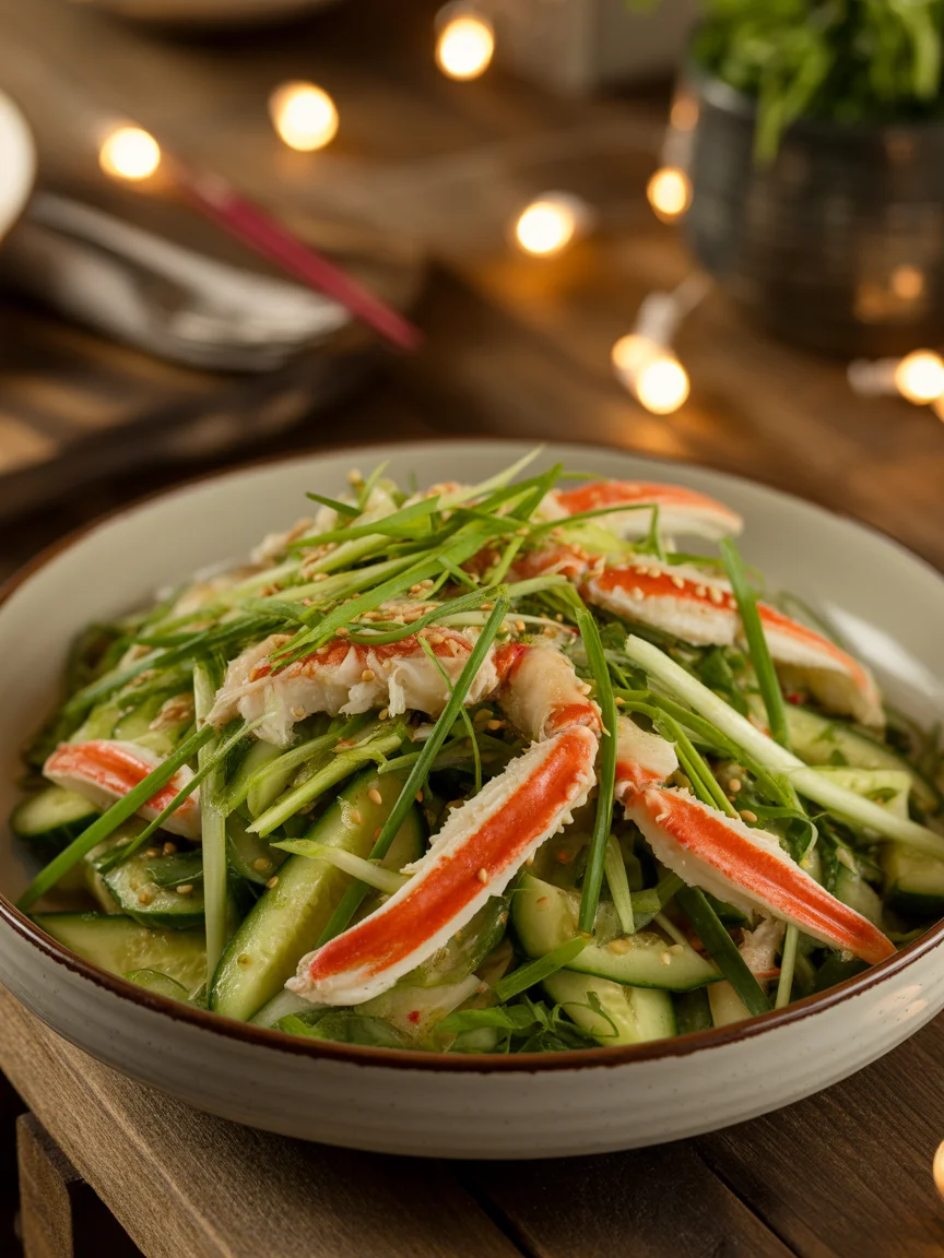 cucumber crab salad