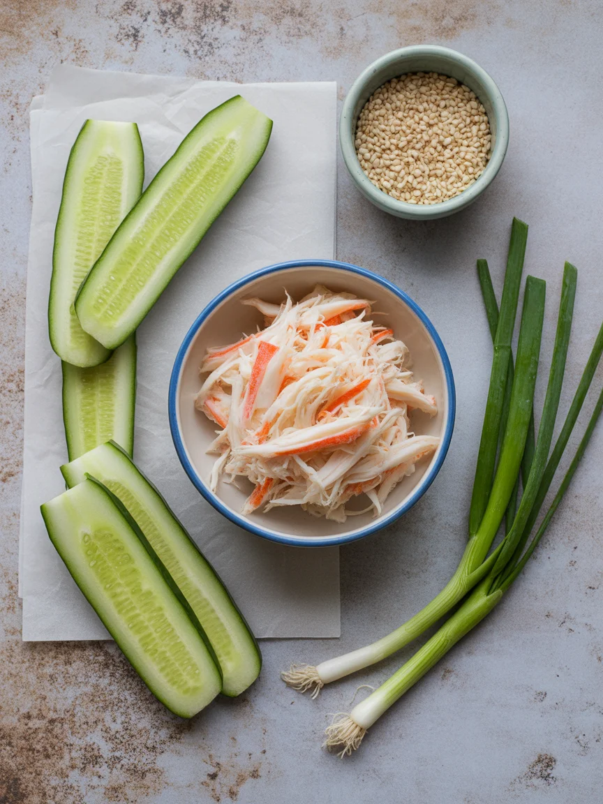 cucumber crab salad