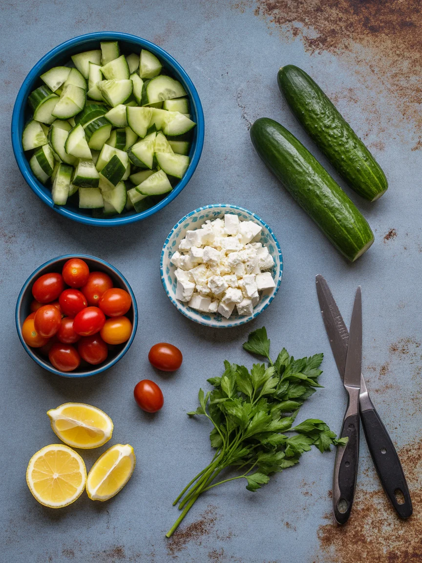 cucumber feta salad