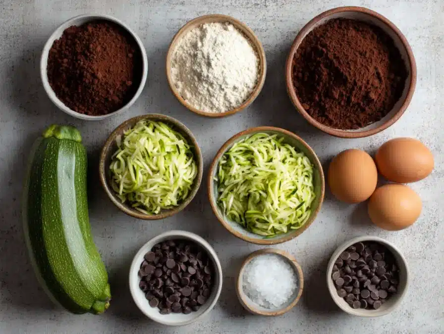 Ingredients for brownies