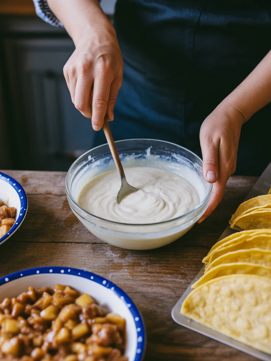 Sweet and Crunchy Apple Cheesecake Tacos: A Delightful Twist!