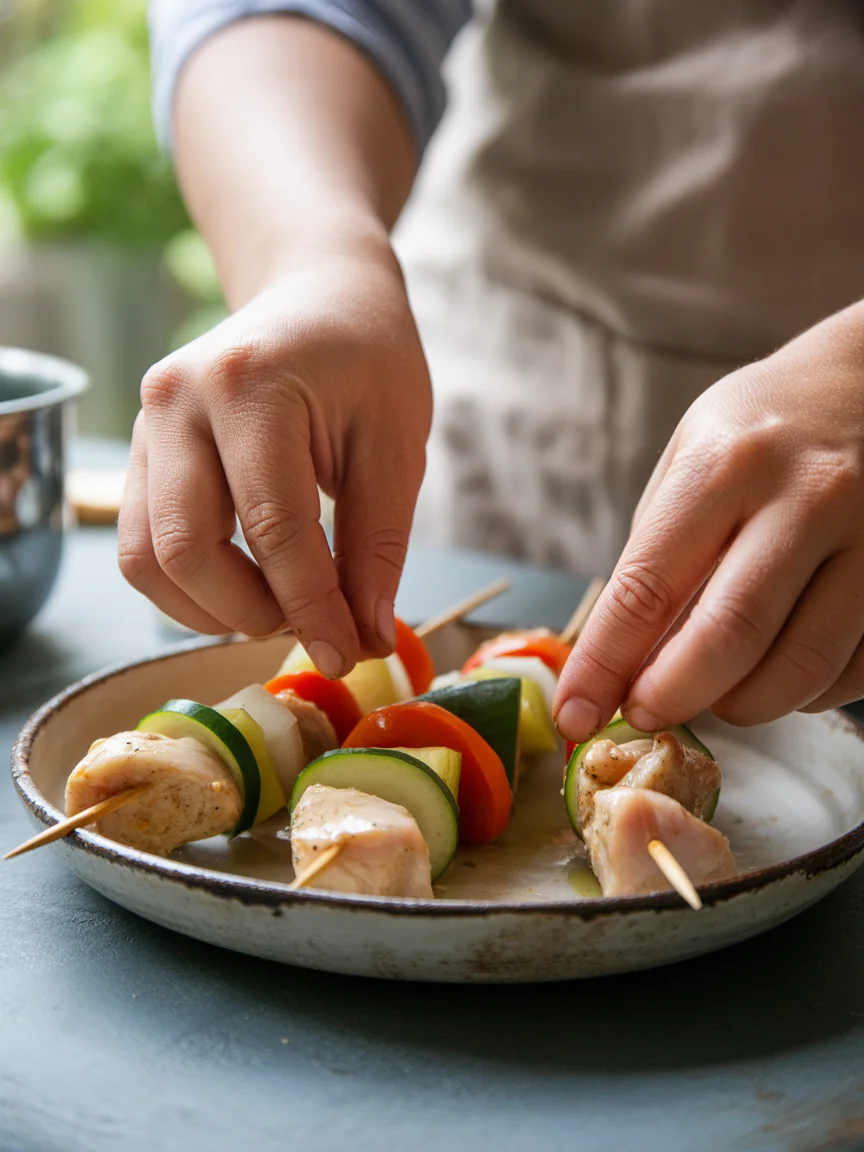 grilled chicken kabobs