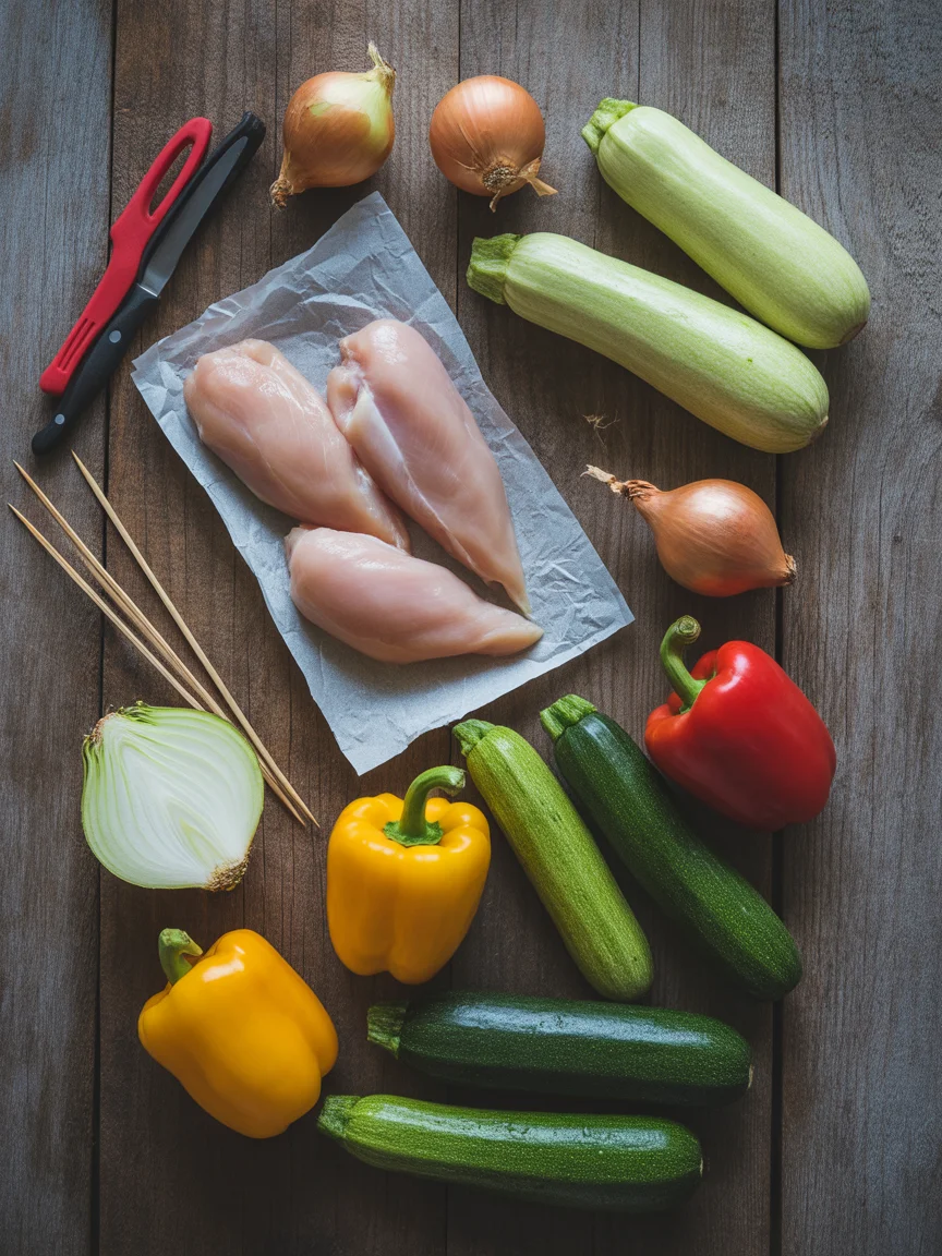 grilled chicken kabobs