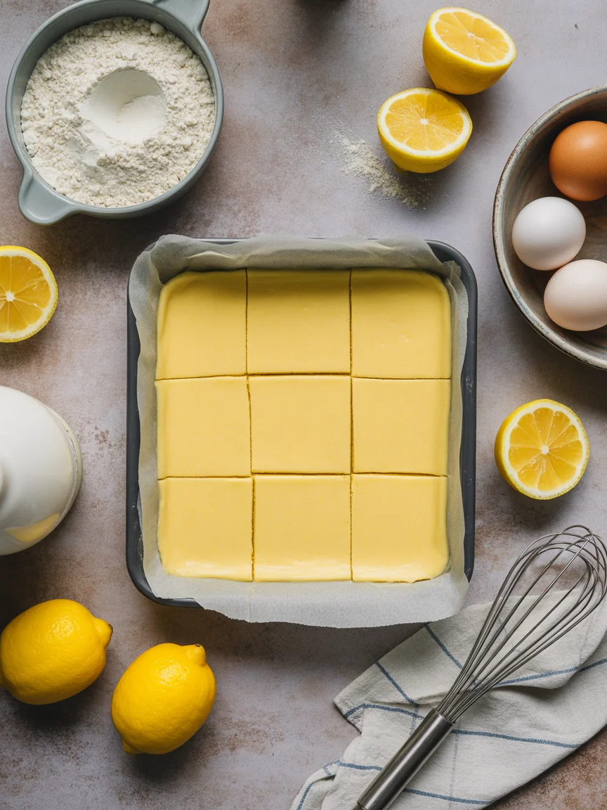 Lazy Day Lemon Cream Pie Bars