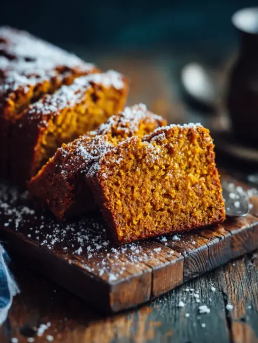 Pumpkin sheet cake with cream cheese frosting and nuts