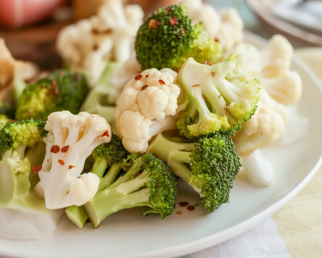 Quick steamed vegetables cooked with garlic butter and herbs for a healthy side dish.