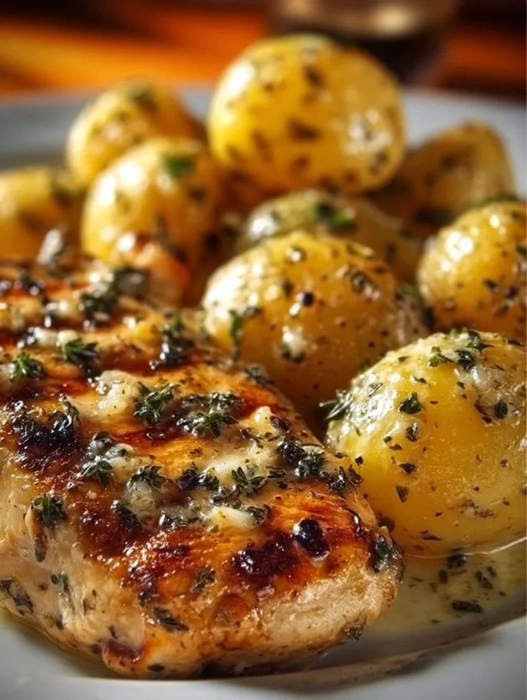 Garlic Parmesan Chicken cooked in a crockpot Garlic Parmesan Crockpot Chicken