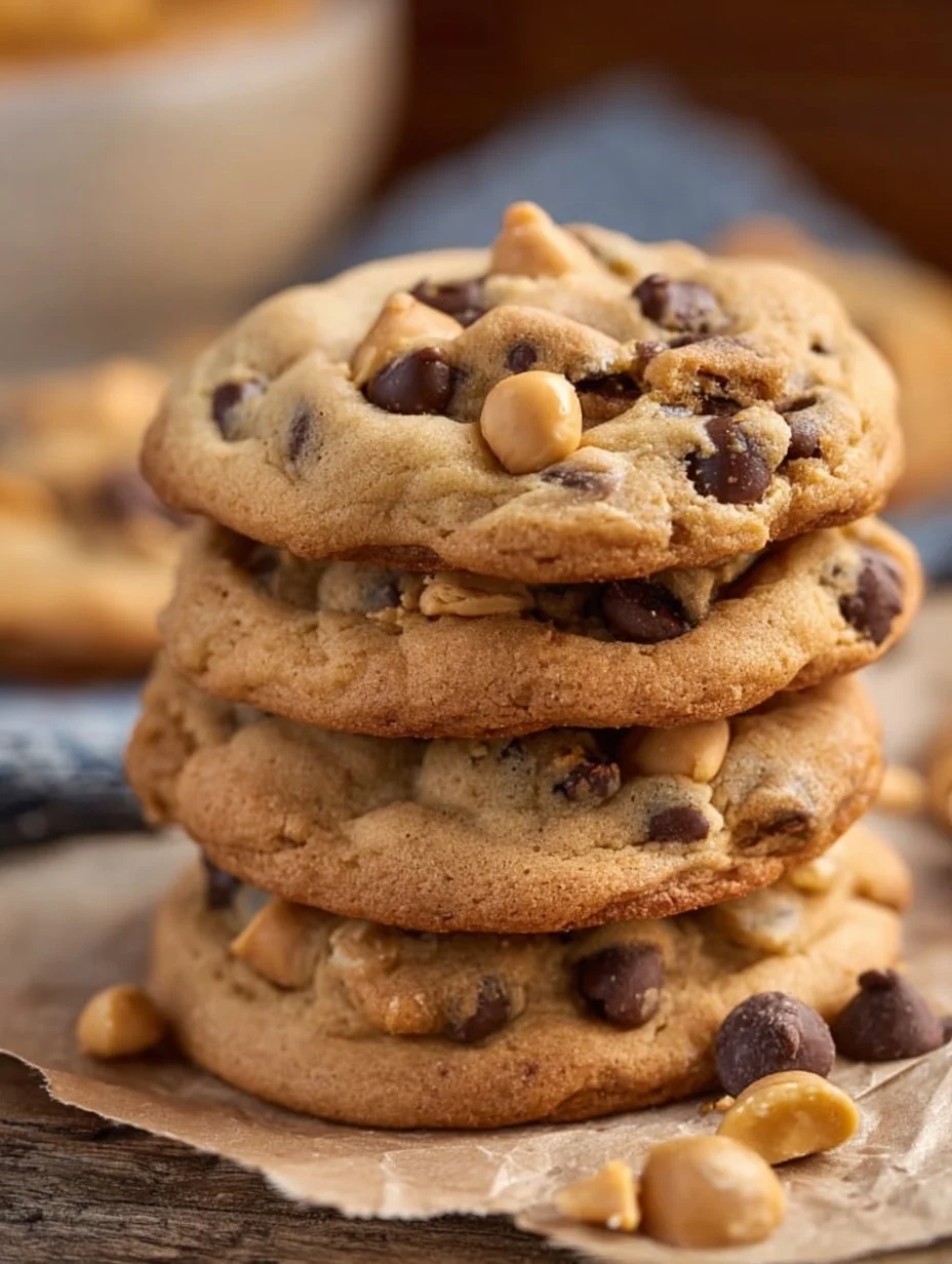 Peanut Butter Cookies Banana Chocolate Chip Cookies fresh out of the oven