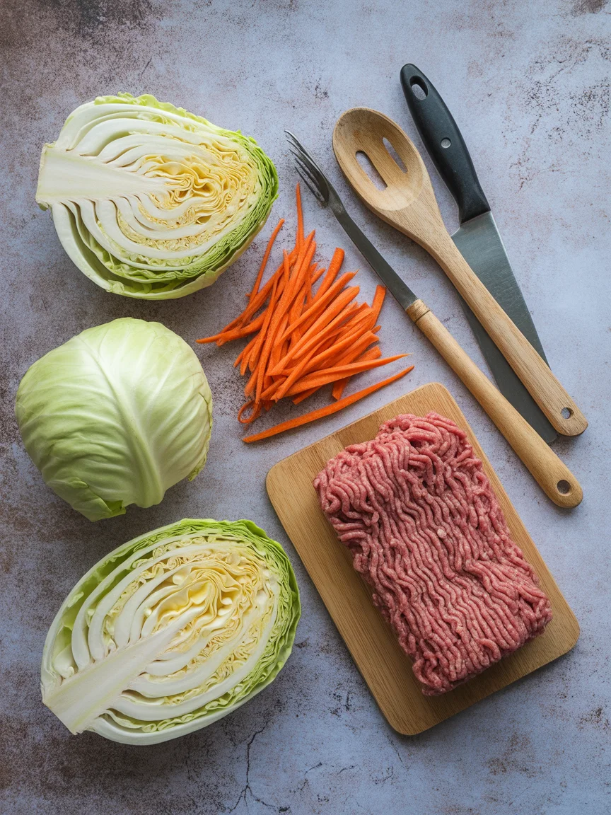 Deliciously Simple Healthy Chinese Ground Beef & Cabbage Stir Fry