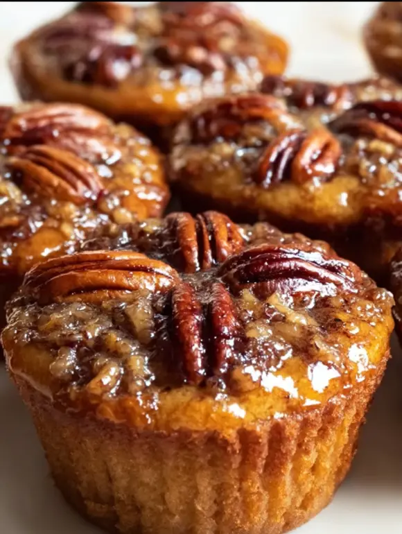 Try these delicious Pecan Pie Muffins