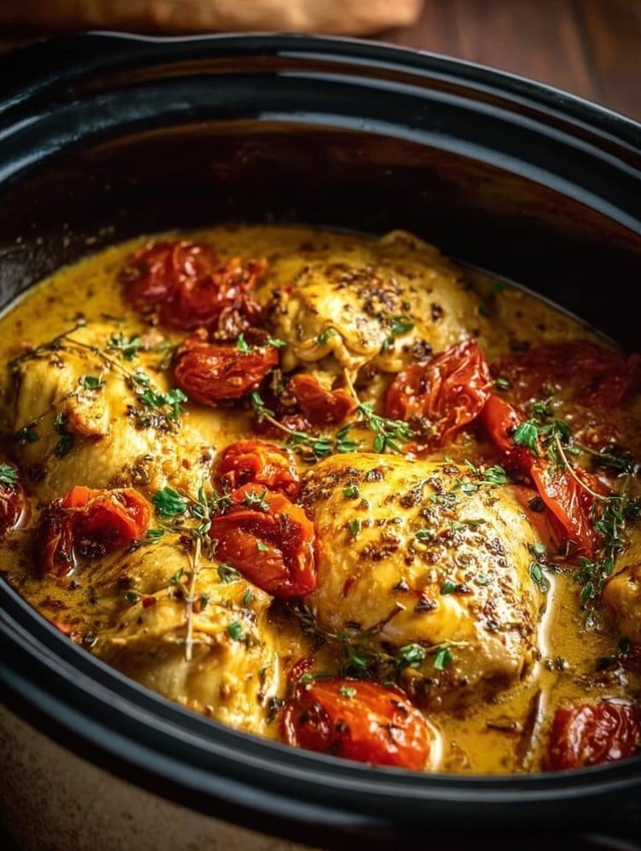Dump and Go Crockpot Marry Me Chicken