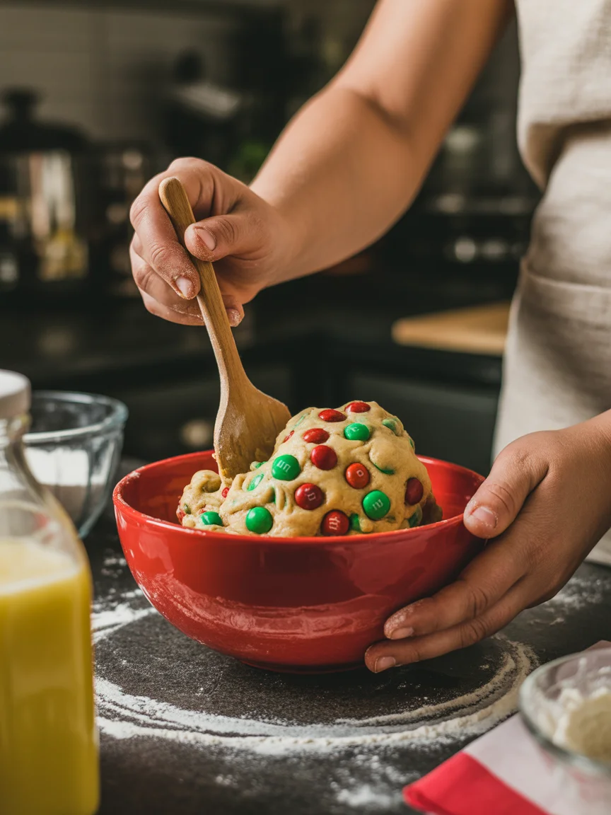 Festive Christmas M&M Cookie Bars You’ll Love to Bake