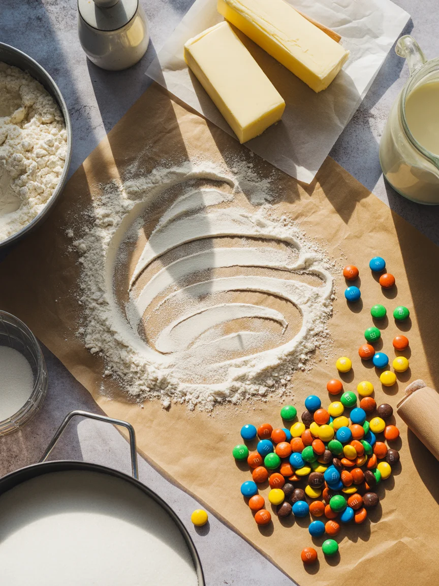 christmas m&m cookie bars