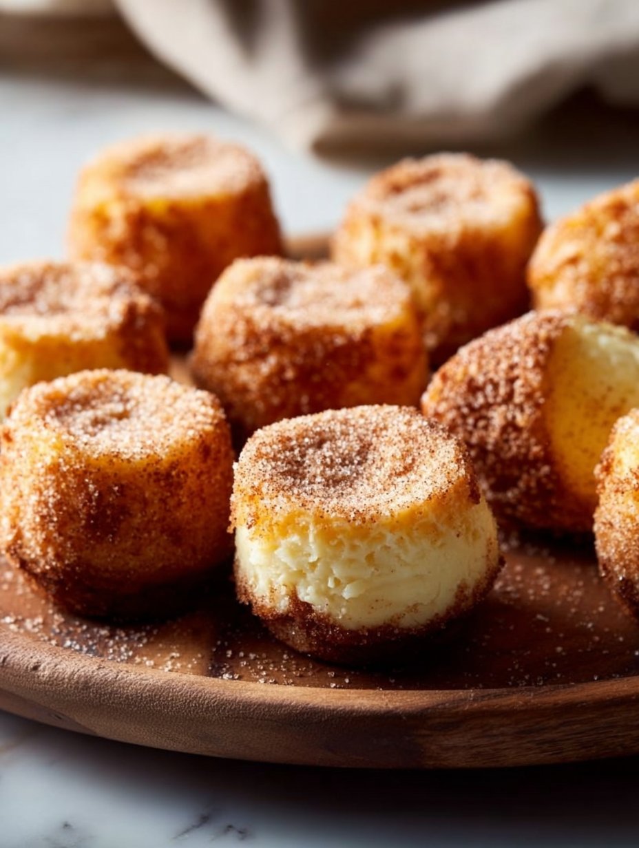 Churro Cheesecake Bites