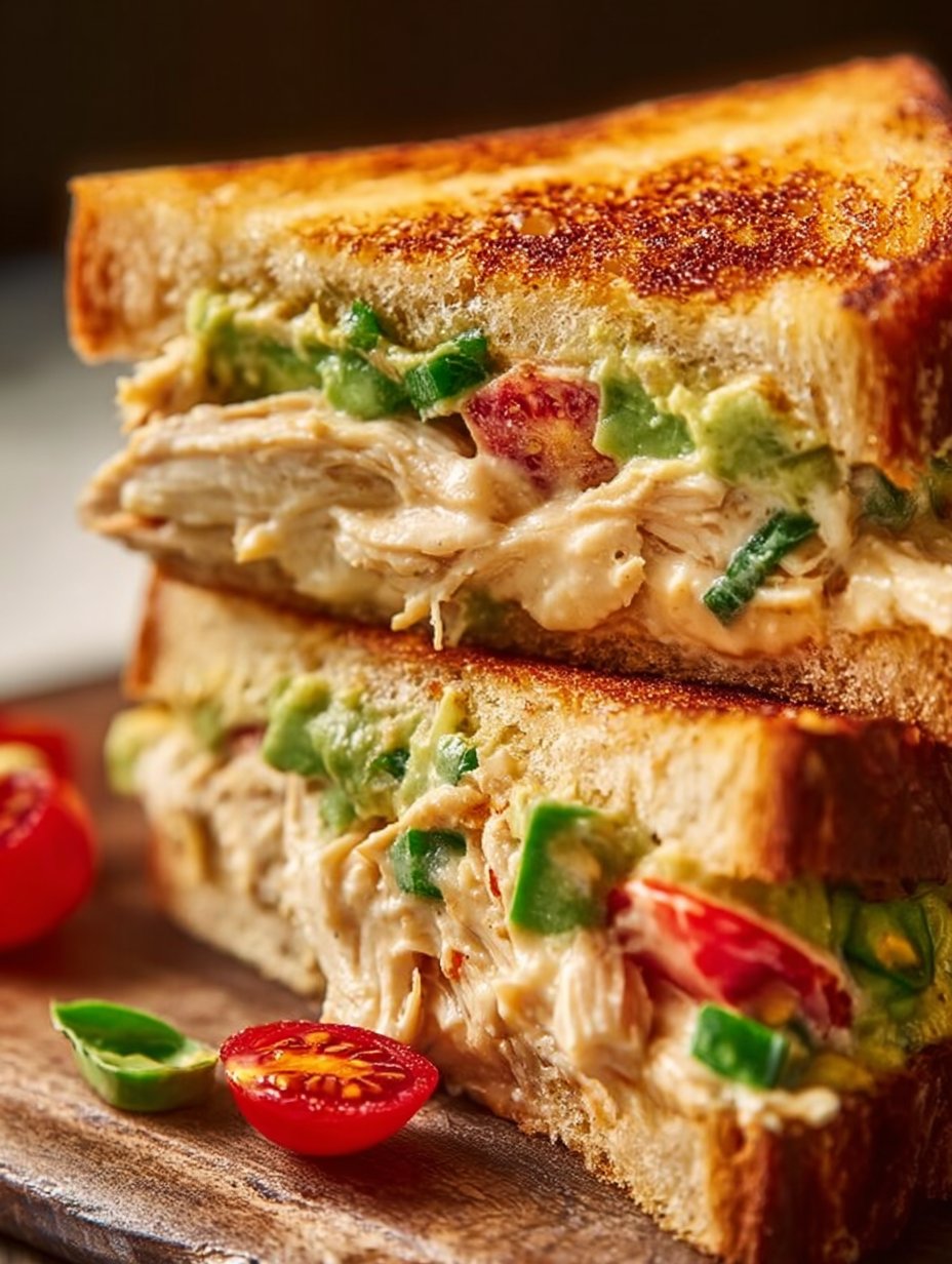 ULTIMATE CHICKEN AVOCADO MELT SANDWICH