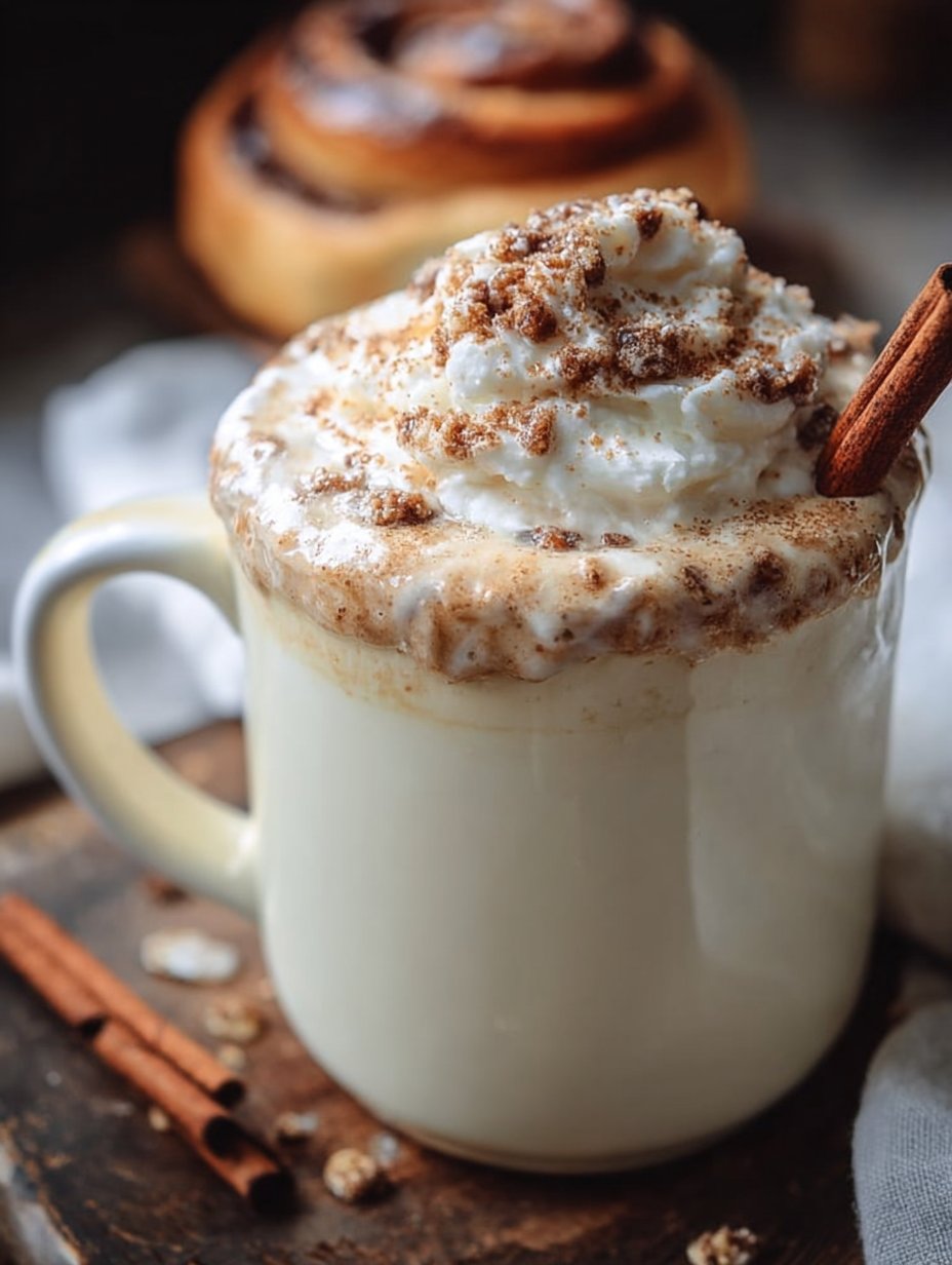Cinnamon Bun White Hot Chocolate