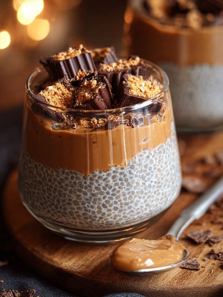 Peanut Butter Cup Chia Pudding