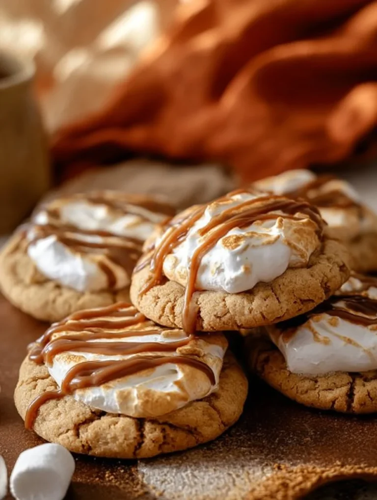 Delicious Fluffernutter Cookies made with peanut butter and marshmallow fluff.