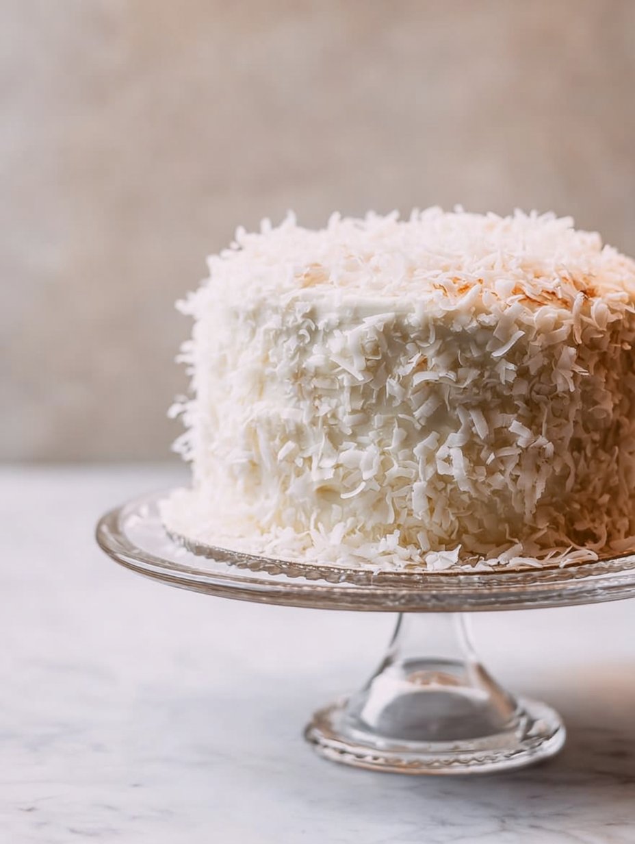 Coconut Cake with Cream Cheese Frosting
