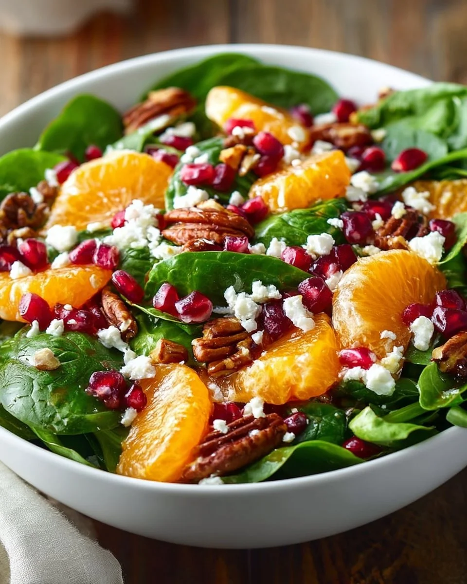 Colorful Thanksgiving Salad with seasonal ingredients and festive presentation
