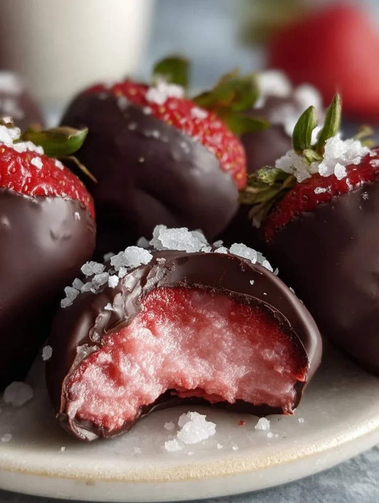 Delicious Vegan Chocolate Covered Strawberries on a white plate