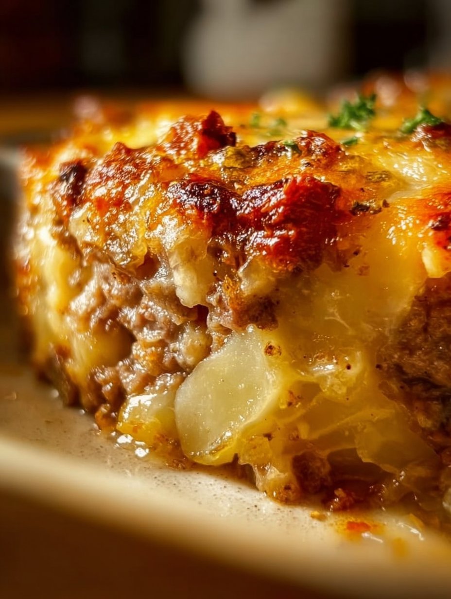Loaded Potato Meatloaf Casserole