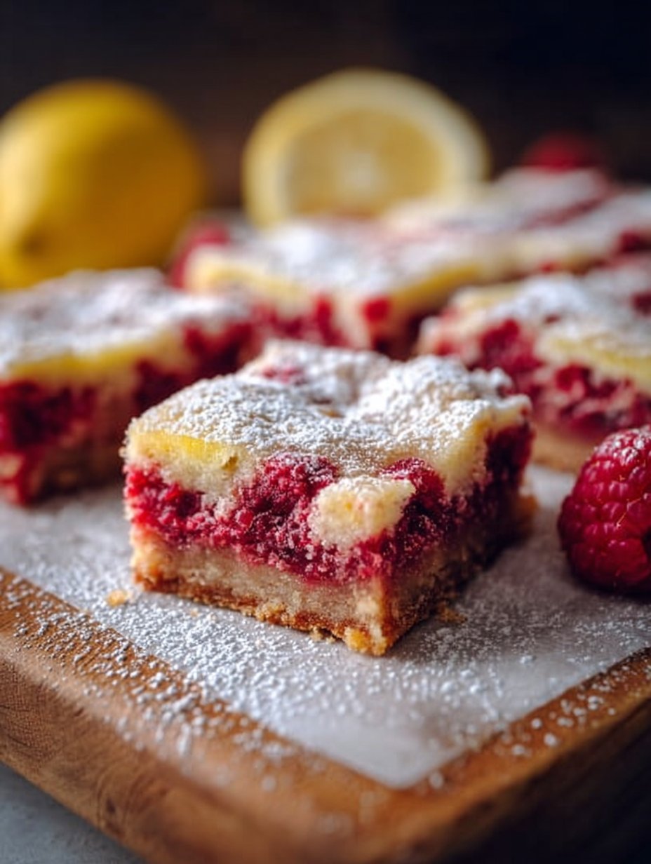 Gluten-Free Raspberry Lemon Bars