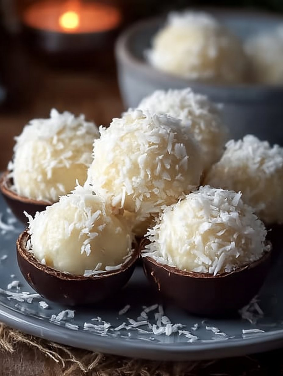 No Bake Coconut Cream Balls