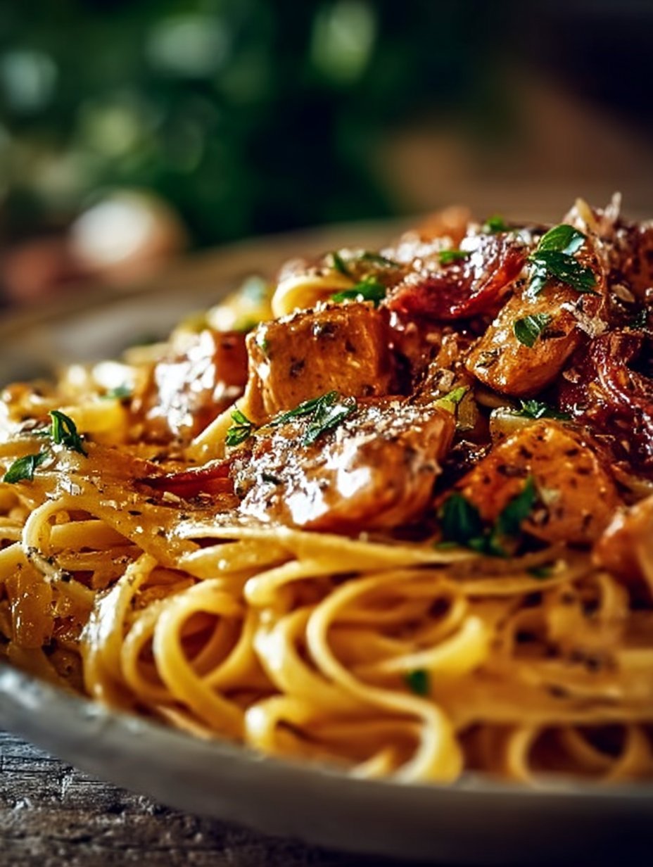 Irresistibly Easy Cowboy Butter Chicken Linguine