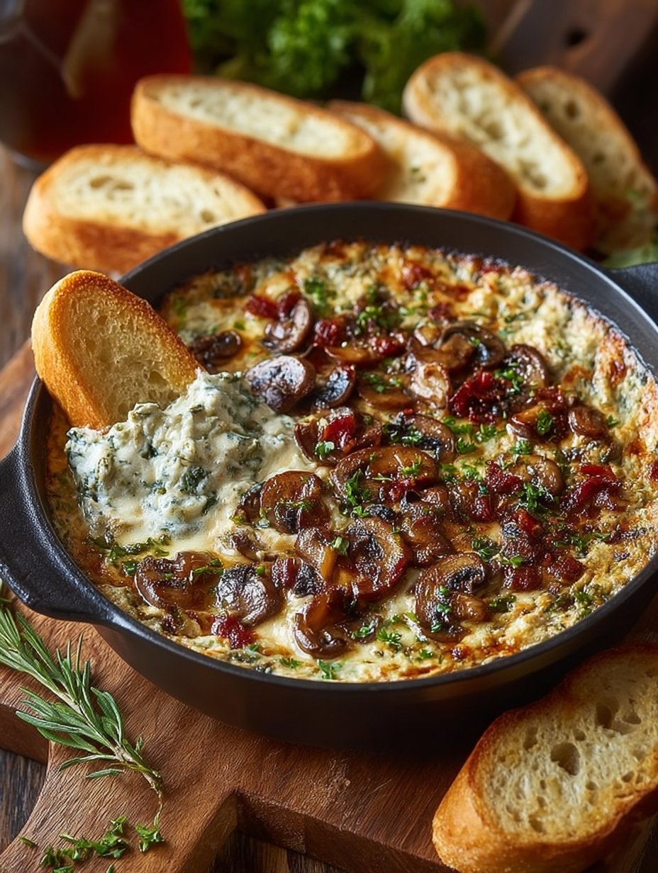 Stuffed Mushroom Dip