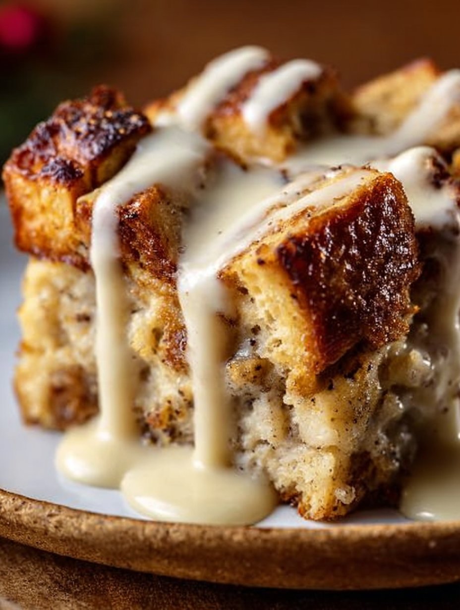 Eggnog Bread Pudding