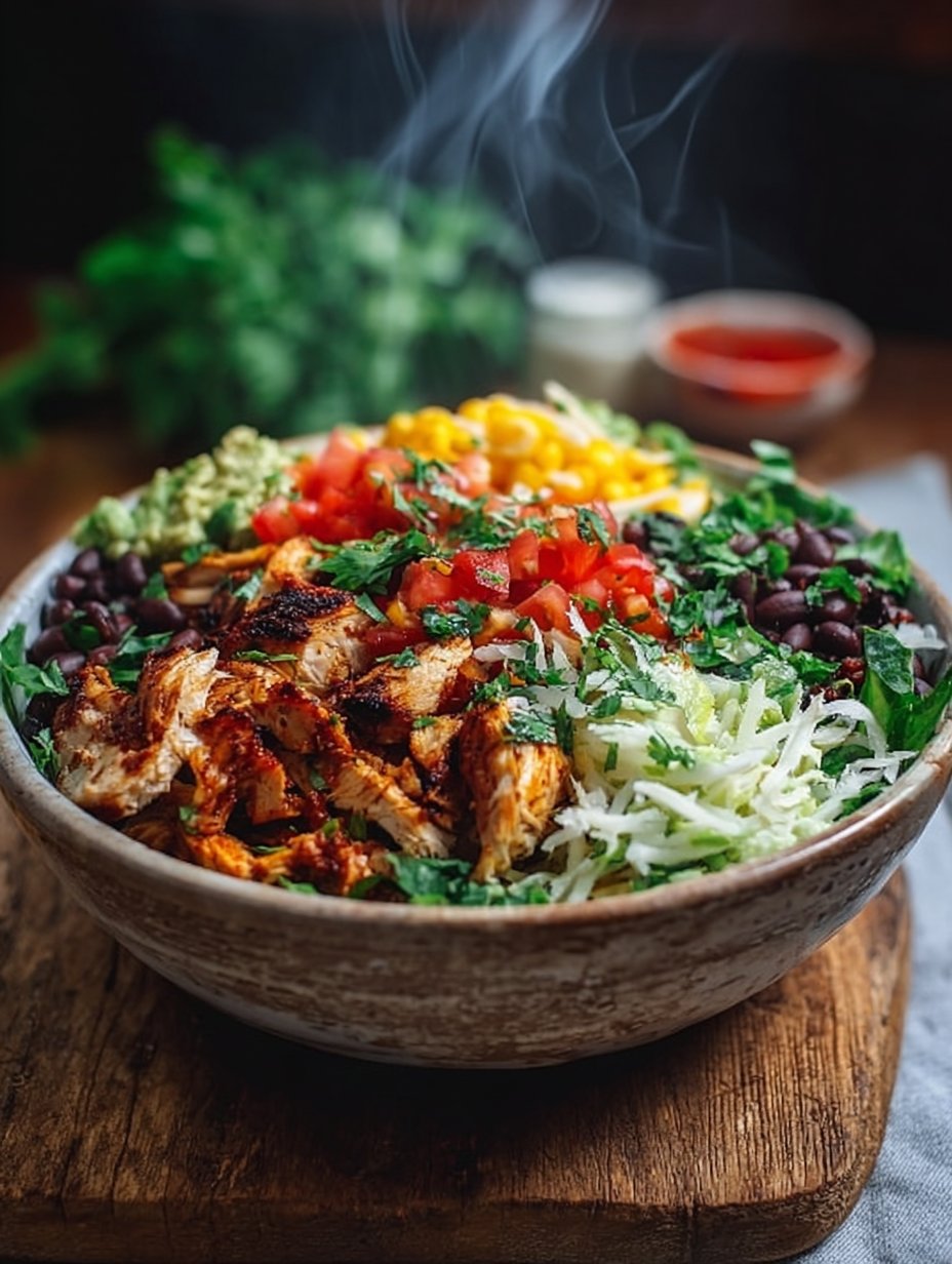 Easy Chicken Burrito Bowl