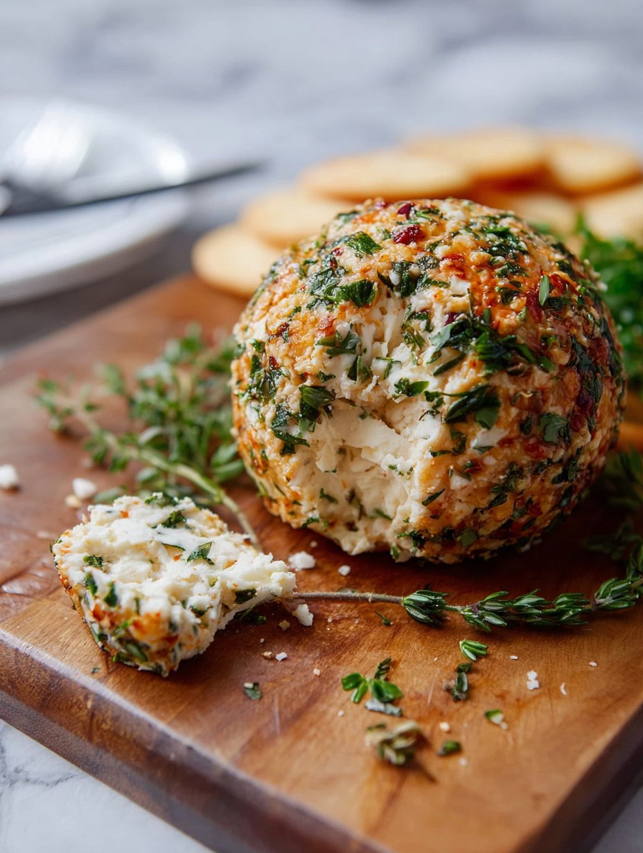 Cheese Ball With Herbs and Spices
