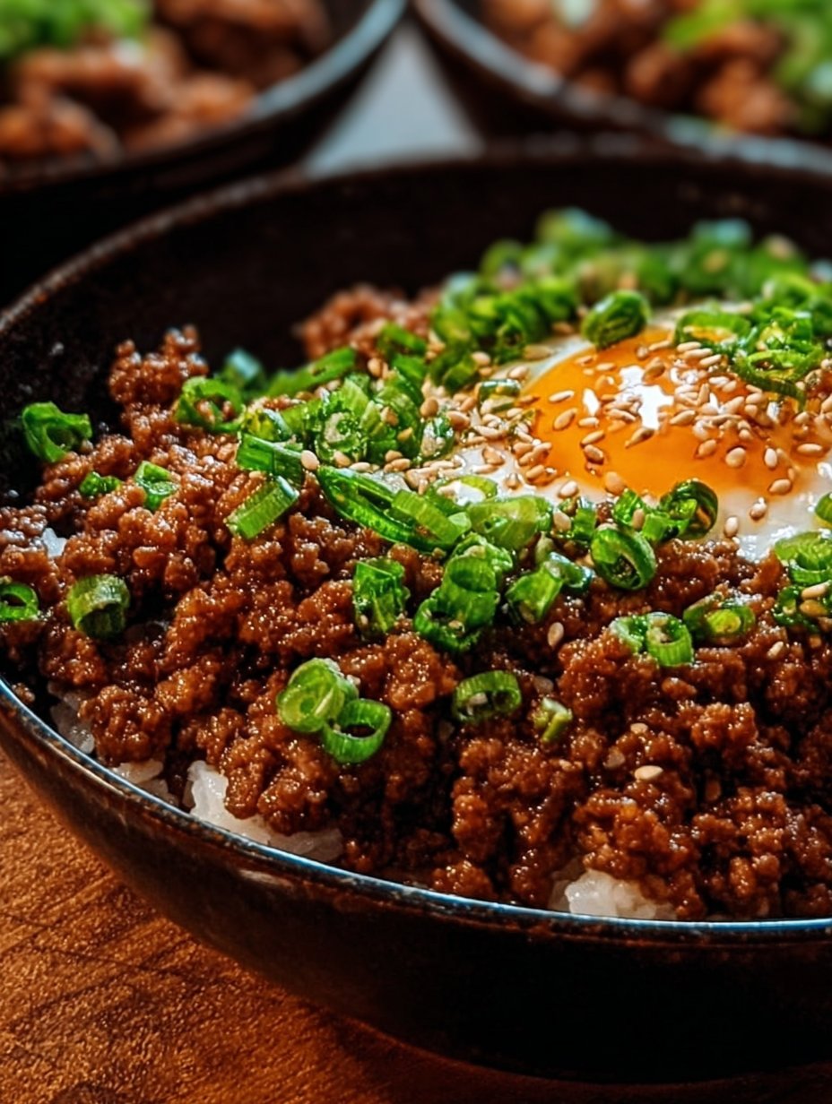 Korean Ground Beef Bowl