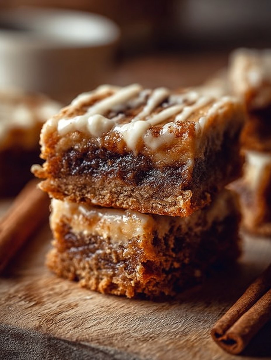 Cinnamon Roll Bliss Bars