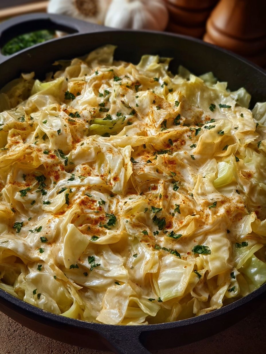 Cabbage Alfredo
