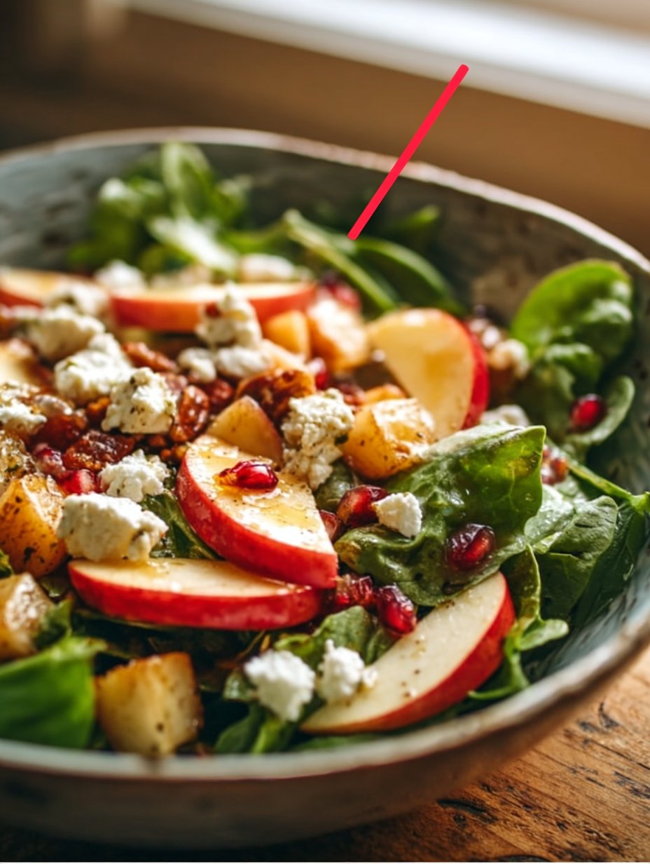 Honeycrisp Apple and Feta Salad