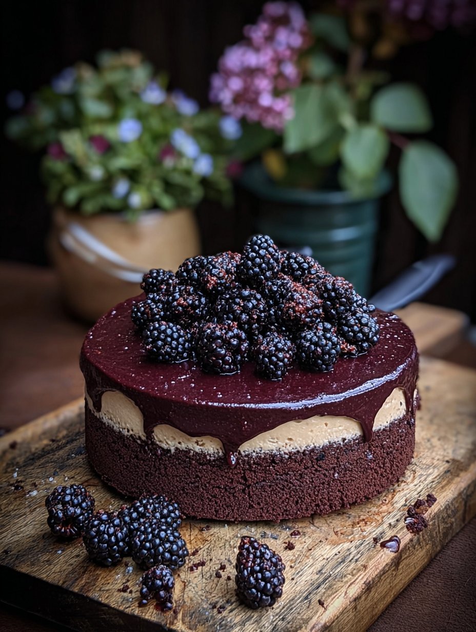 Blackberry Velvet Gothic Cake: A Dark, Lush Dessert Dream