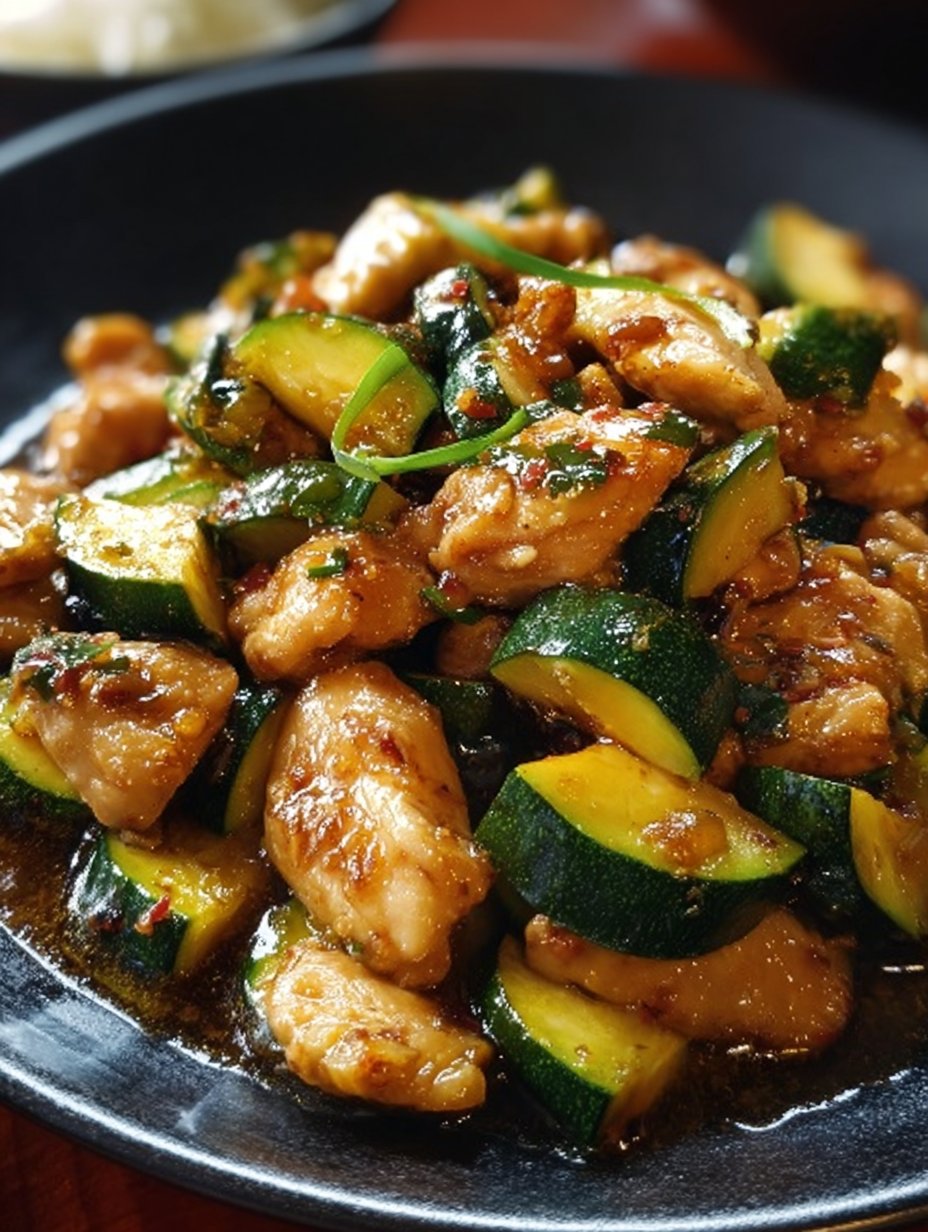 Chicken Zucchini Stir Fry