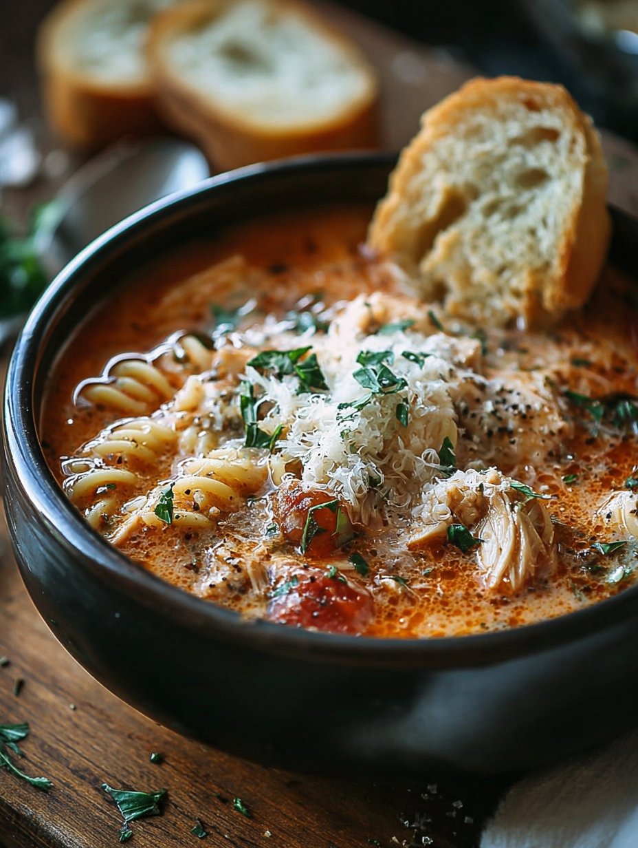 Crockpot Chicken Parmesan Soup: The Cozy, Cheesy Comfort You Crave