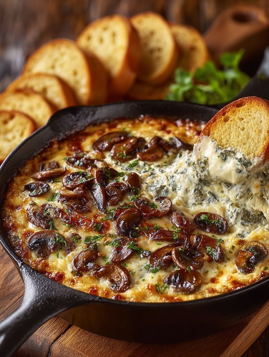 Stuffed Mushroom Dip