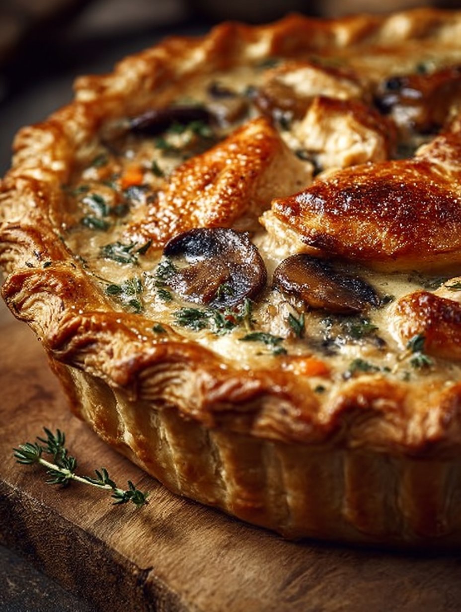 Chicken and Mushroom Pot Pie