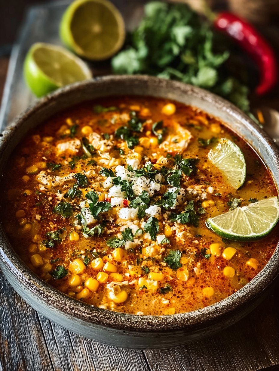 Street Corn Chicken Chili Recipe
