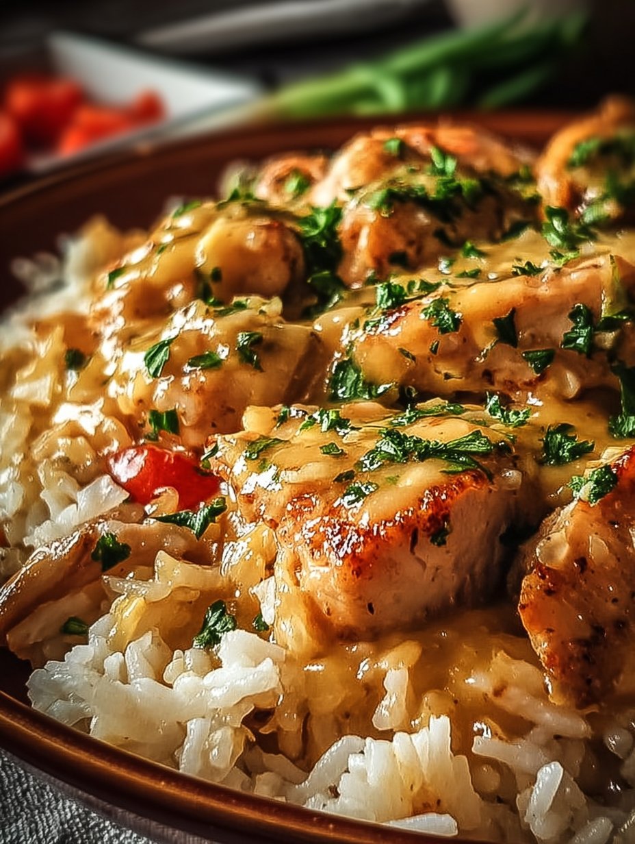 Best Smothered Chicken and Rice Recipe