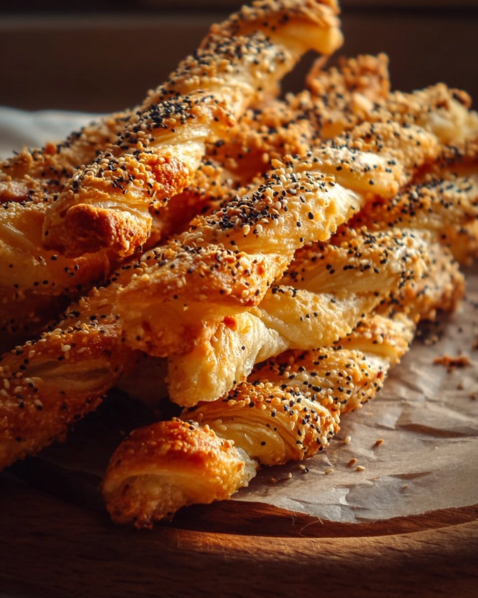 Best Homemade Cheese Straws with Poppy Seeds